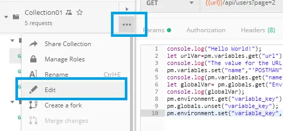 postman-collection-edit