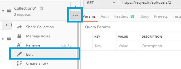 postman-edit-variables