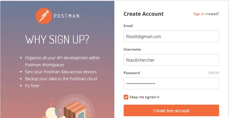 postman-free-account-creation