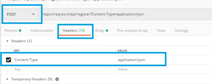 postman-header-key-value