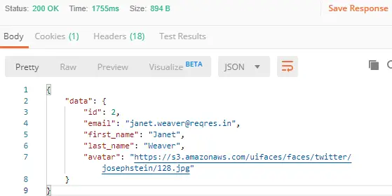 postman-response-from-server