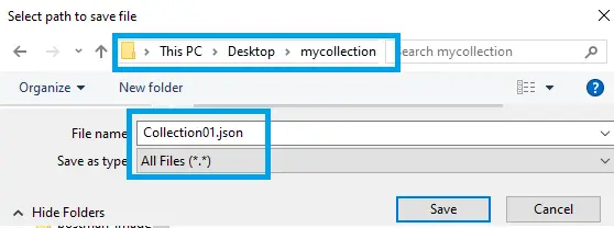 postman-save-collection-as-json
