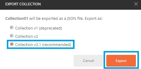 postman-select-recomended-collection