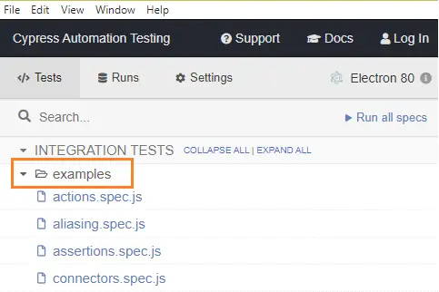 test-runner-example-page