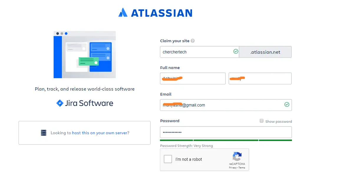 Jira-creating-jira-account