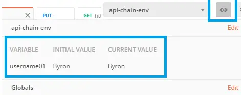 postman-environment-variable-update