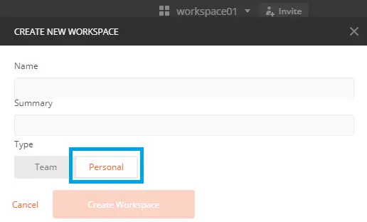 postman-personal-workspace