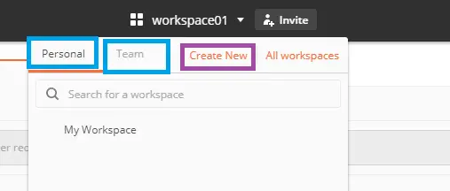 postman-workspace-types
