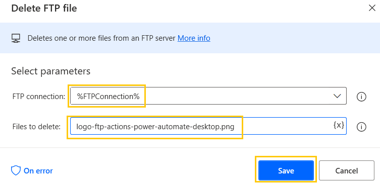 delete-file-flow-ftp-actions-power-automate-desktop