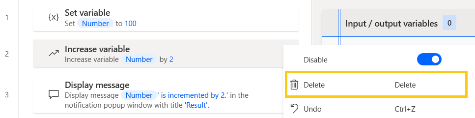 delete-increment-power-automate-desktop