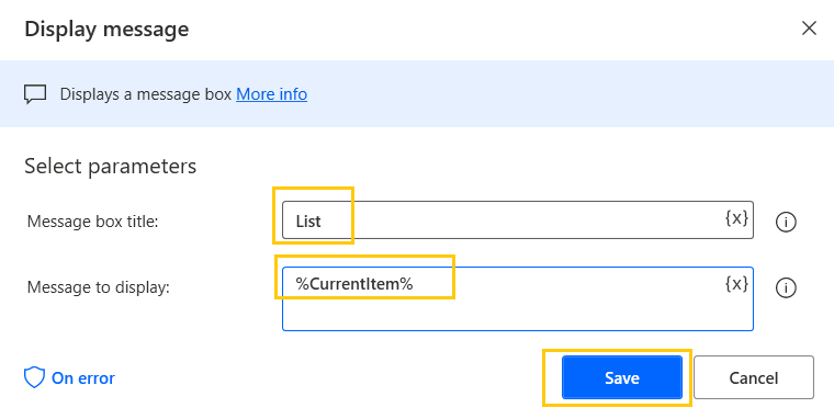 display-message-for-each-loop-variable-loop-actions-power-automate-desktop