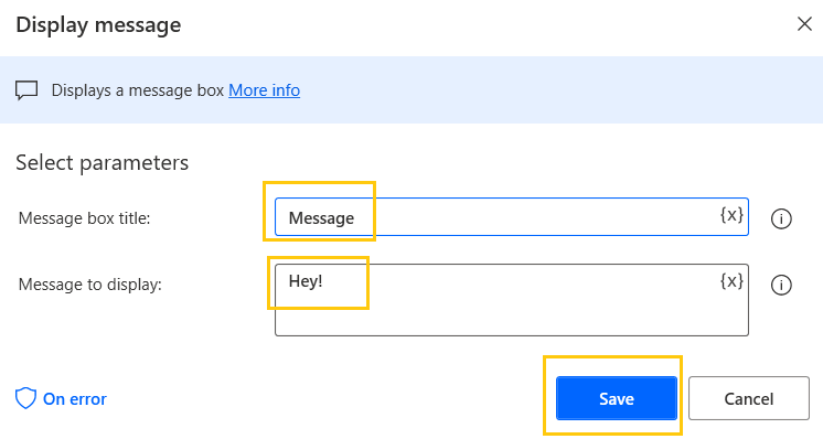 display-message-loop-condition-variable-loop-actions-power-automate-desktop