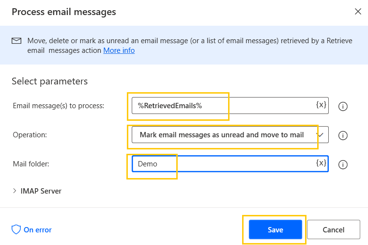 mark-unread-move-email-automation-power-automate-desktop