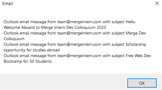 retrive2-result-outlook-automation-power-automate-desktop
