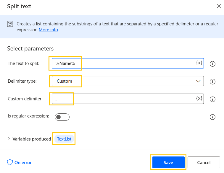 split-text-action-text-actions-power-automate-desktop