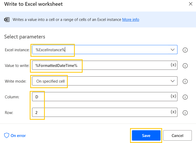 write-excel-worksheet-date-num-flow-power-auomate-desktop