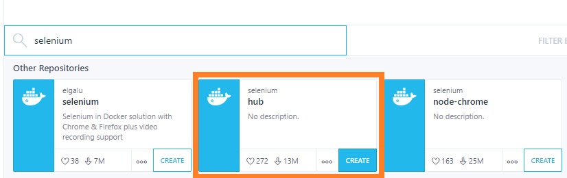 download-selenium-hub-kitematic-docker