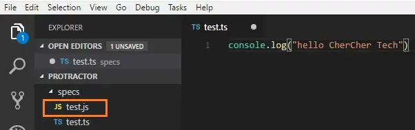 js-file-created-vscode-protractor