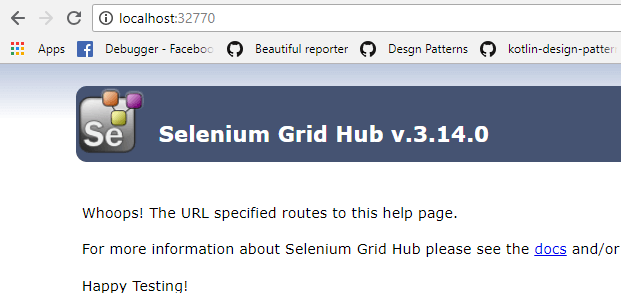 localhost-selenium-grid-console