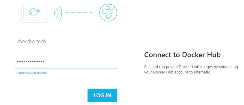 login-to-kitematic-docker-protractor
