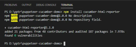 cucumber-html-reporter-puppeteer cucumber-html-reporter-puppeteer