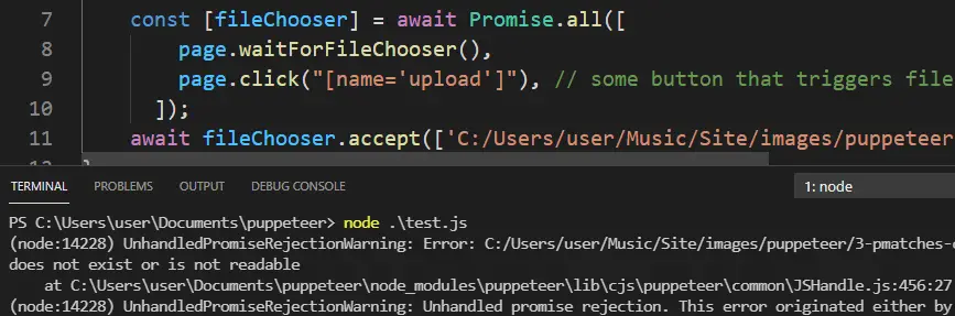 error-file-upload-file-chooser-puppeteer error-file-upload-file-chooser-puppeteer