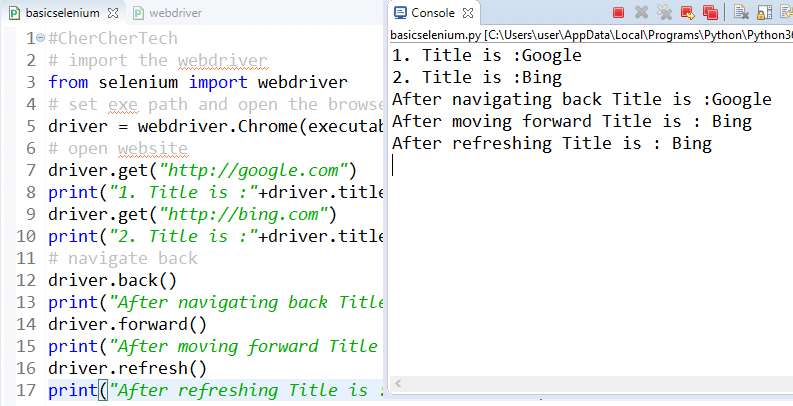 navigate-python-selenium