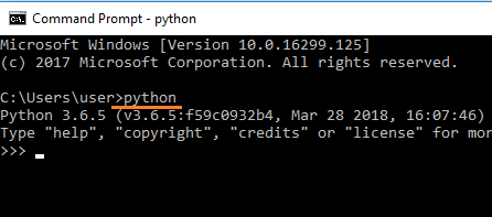 cmd-to-check-python-installtion