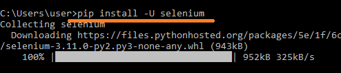 pip-install-selenium
