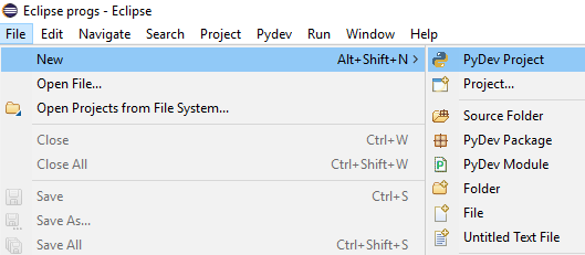 pydev-first-project-selenium