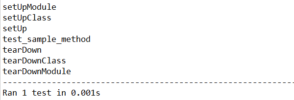 setupmodule-python-unittest-selenium