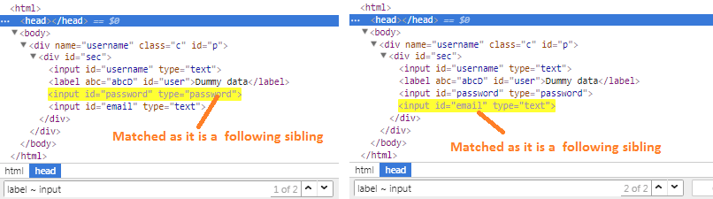 general-following-sibling-css-selenium