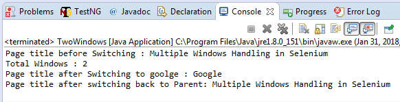 output-two-window-selenium-webdriver