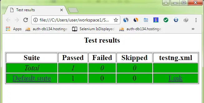 testng-test-output-result-maven-selenium testng-test-output-result-maven-selenium