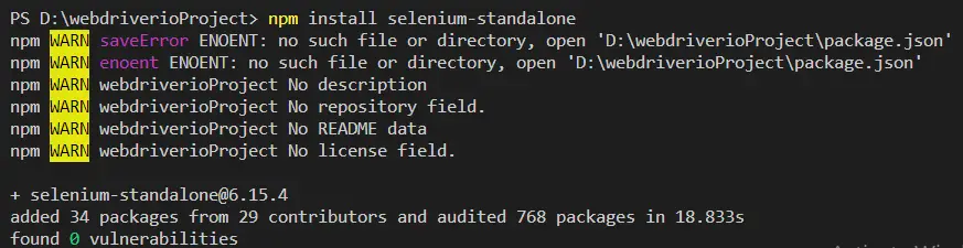 seleniumstandalone-server-webdriverio