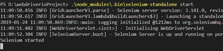 start-selenium-standalone-server-webdriverio